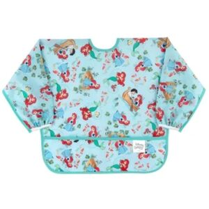 Bumkins Disney Little Mermaid Sleeved Bib for ages 6 to 24 months
